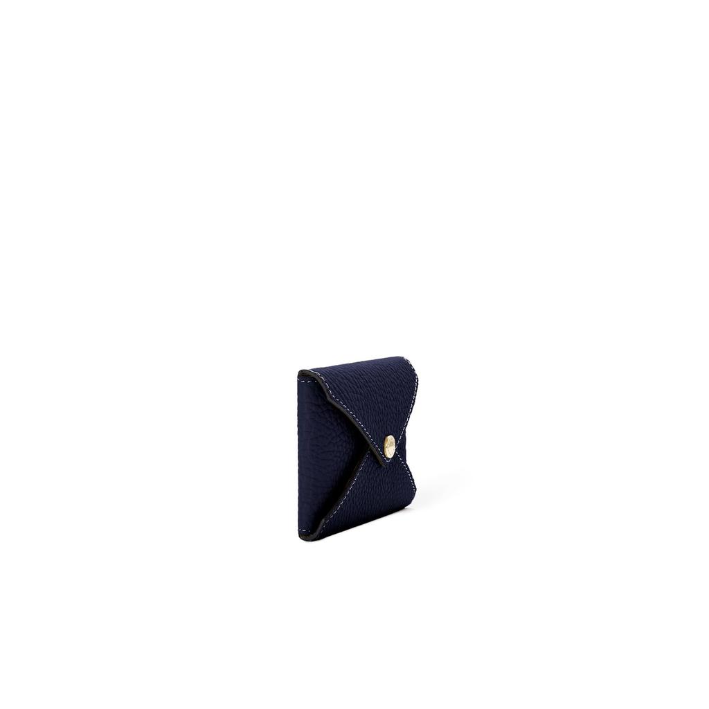 Bonaventura Envelope Card Case [Navy], Made of Genuine European Leather, Perfect Gift, BBUT4-NA