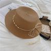 New original ethnic style straw hat women's spring and summer beach outing sun hat retro straw woven sun protection hat