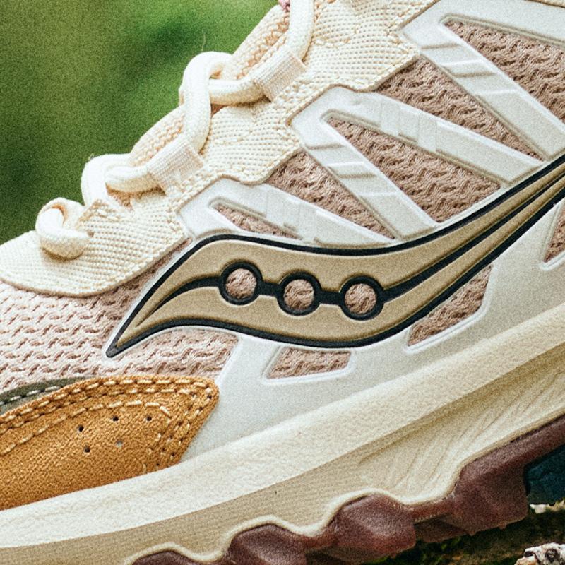 SAUCONY Grid Peak Tan Chino Green Unisex Sneakers Cream S70814-5