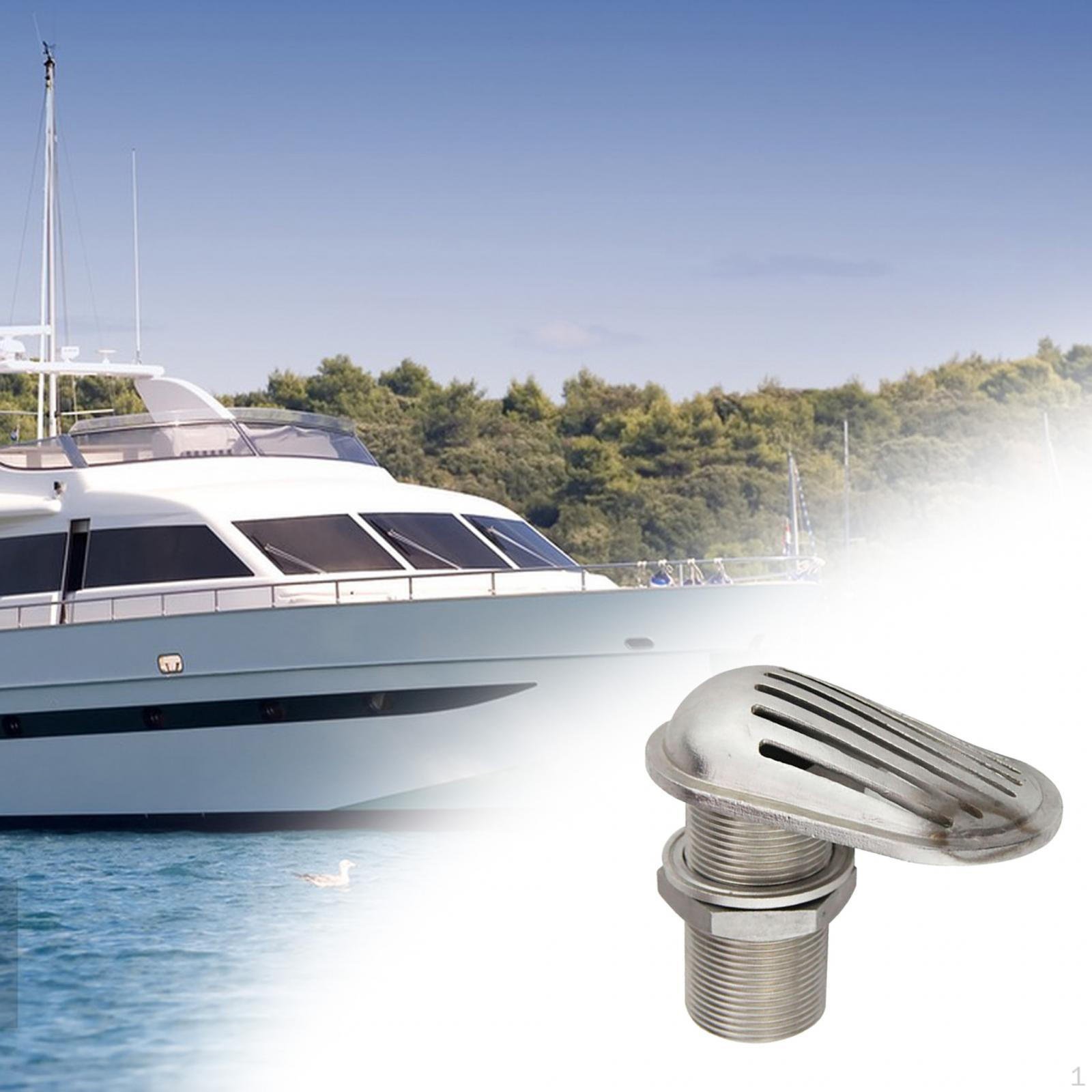Marine Boat Intake Strainer Seawater Filter Accessories 316 Stainless Steel Hardware thru Hull