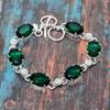 Amazing Chrome Diopside Gemstone Handmade 925 Sterling Silver Bracelet