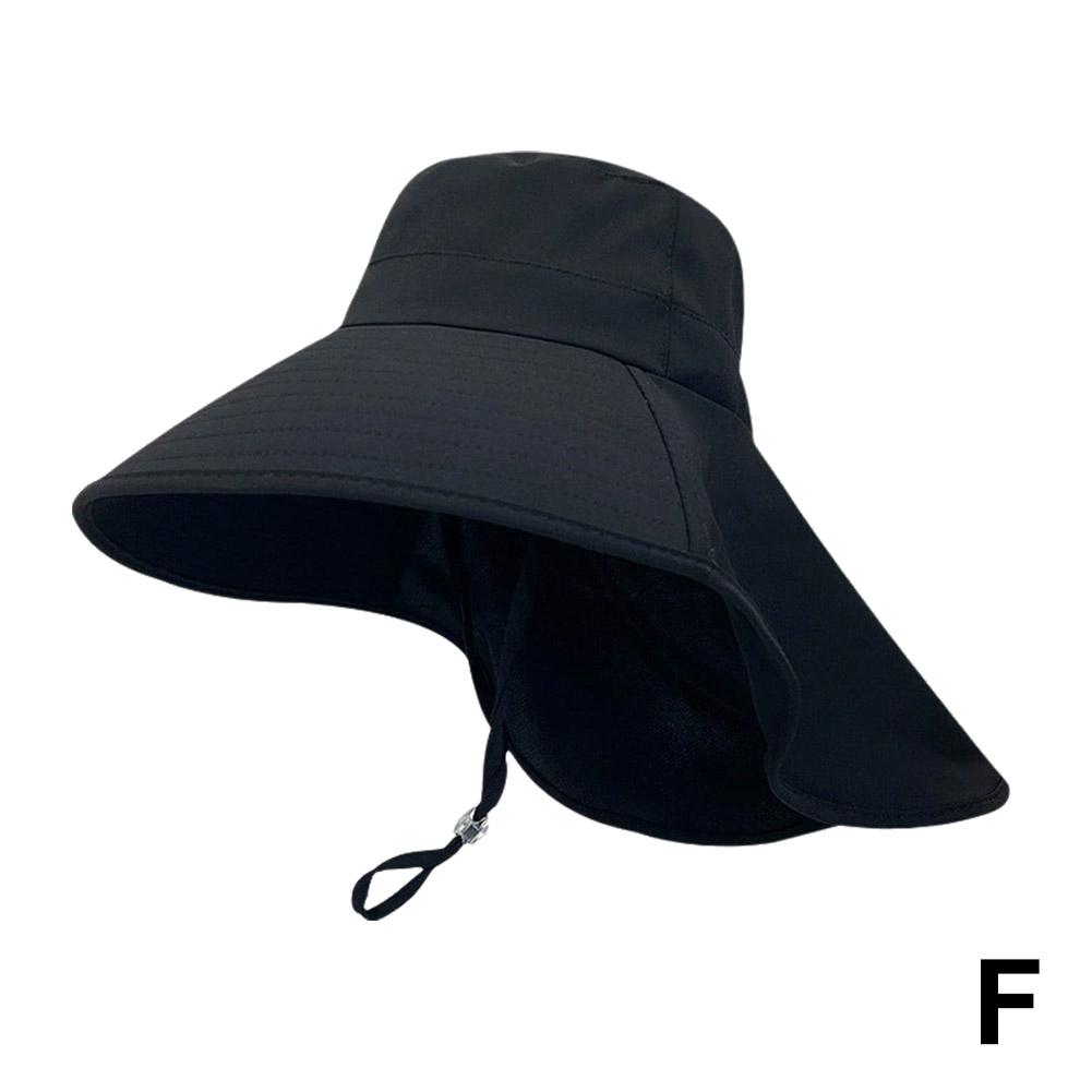 Summer Travel Sunshade Sunblock Hat For Women Full Coverage Large Eaves Empty Top Anti-UV Sun Hat Travel Beach Hat