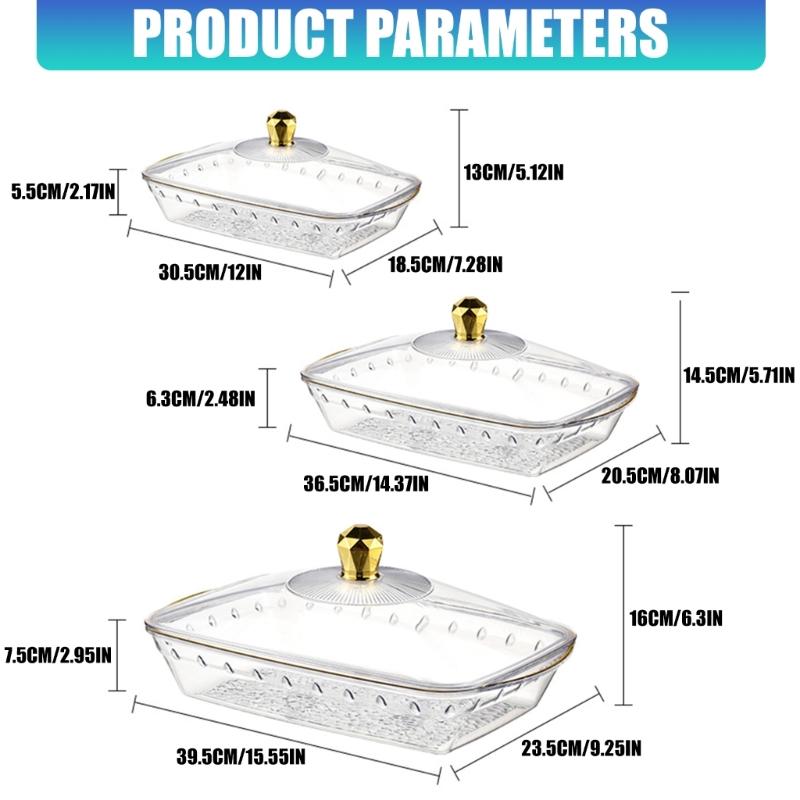 Contemporary Dining Table Accessory Platter For Fruits And Appetizers