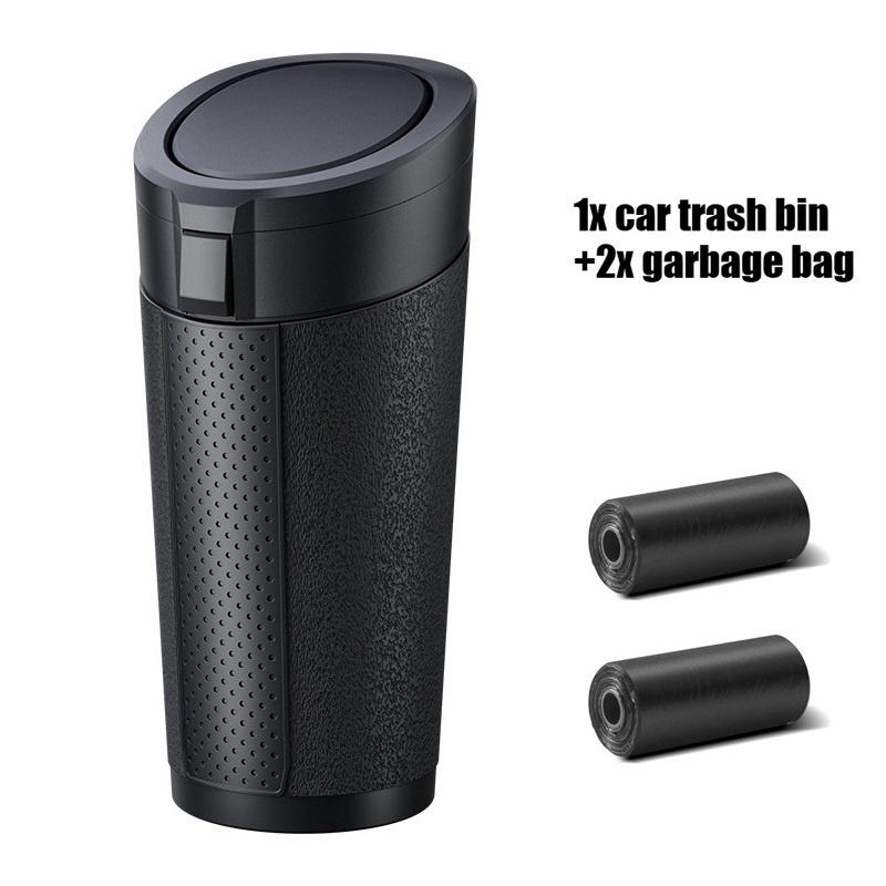 Universal Car Trash Bin Can Mini Auto Dust Organizer Car Interior Rubbish Bag Garbage Container Storage Box Vehicle Garbage Bin