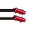 Motorcycle Handlebar Aluminium Alloy Easy Installation Handlebar Replacement Motorcycle Modification Parts Red