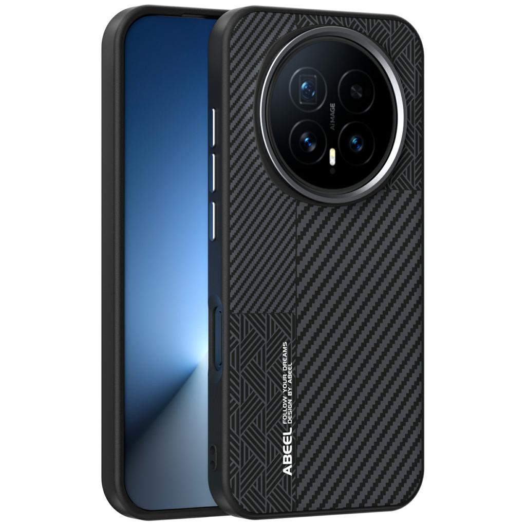ABEEL Pro Honor Magic8 5G Magnetický kryt PC + TPU + Hliníková slitina + PU kůže Tenký zadní kryt telefonu