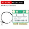 RTL8852BE Dual-Band AX1800 WiFi 6 Network Card with Bluetooth 5.2 (MINI PCIe)