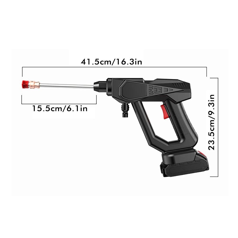 Pistol de Spălat Mașina cu Presiune Înaltă Fără Fir 300W 30Bar Baterie cu Litiu Reîncărcabilă Instrument Puternic de Curățare pentru Spălat Mașina
