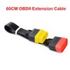36/60CM OBDII Extension Cable 16 Pin Male To Female for Thinkdiag Easydiag OBD2 Connector 16Pin Diagnostic ELM327 OBD2 Cable