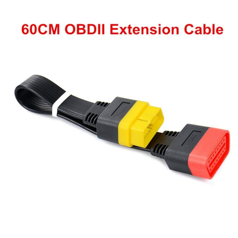 36/60CM OBDII Extension Cable 16 Pin Male To Female for Thinkdiag Easydiag OBD2 Connector 16Pin Diagnostic ELM327 OBD2 Cable