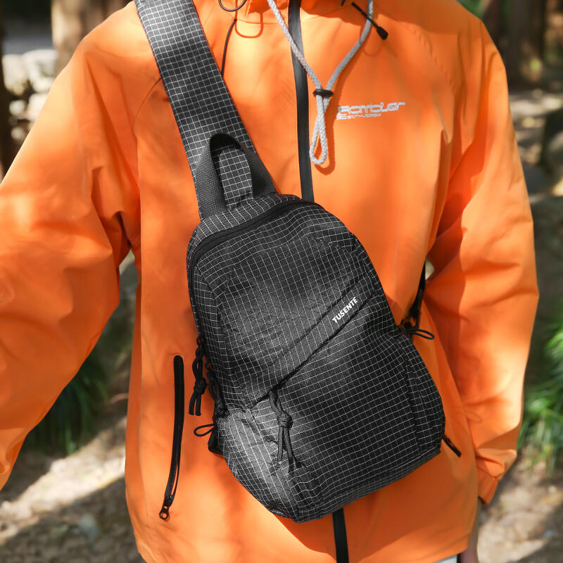 Multifunctional Chest Bag Men's And Women's Riding Outdoor Mountaineering Small Backpack Lightweight Waterproof Travel Crossbody Bag