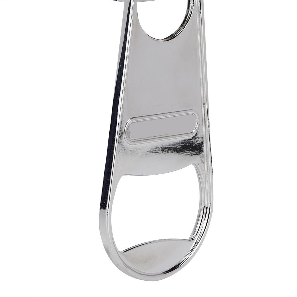 Zipper Shaped Refrigerator Paste Bottle Opener Zinc Alloy Creative Bottle Opener  Family Use