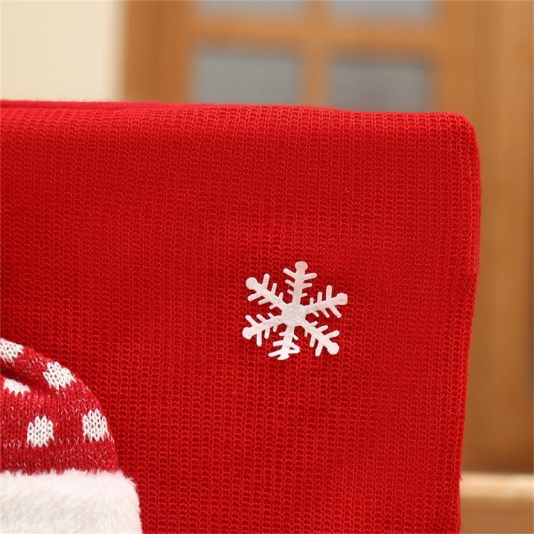 Santa Chair Cover Washable Sturdy Fabric Protects Furniture Easy To Maintain for Christmas Decoration