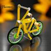 Bird Intelligence Toy Training Bike Toy, Interactive Bicycle Exercise Enrichment Parrot Equipment Educational for Lovebird Conures Parakeet Cockatiel