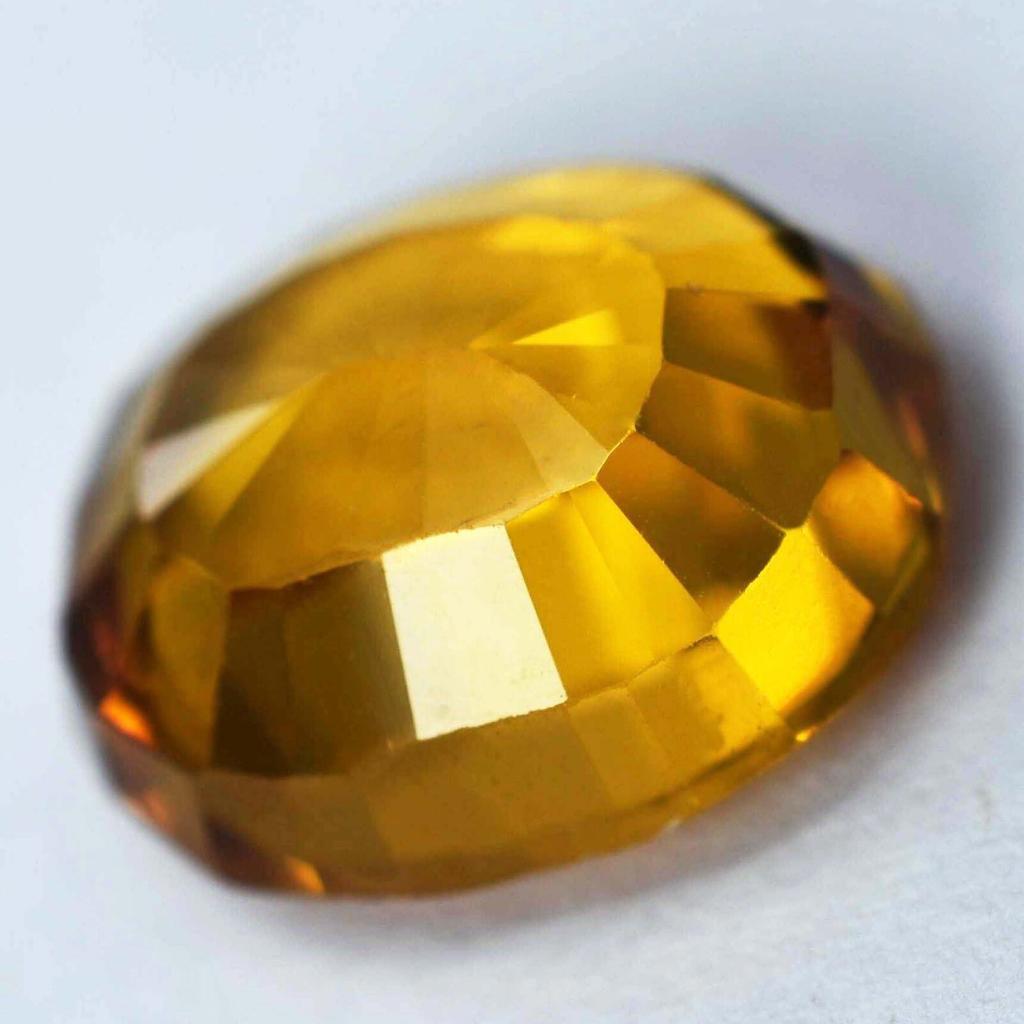 6.60 Ct Natural Unique Yellow Ceylon Sapphire CERTIFIED Oval Cut Loose Gemstone