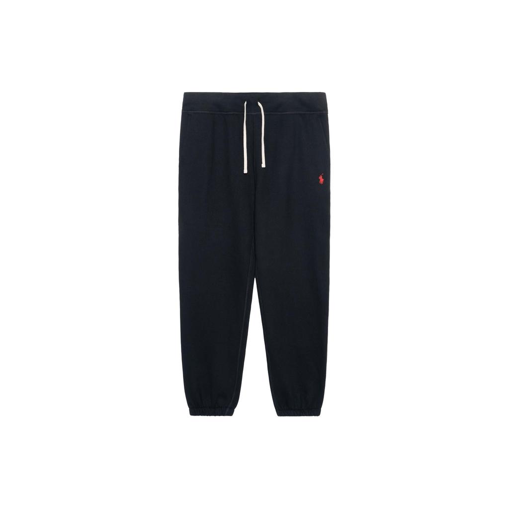 Polo Ralph Lauren Olo Pony Tapered Knit Sweatpants Men Bottoms Black 710793939-001