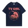 Cults TV Girl One Night Only Graphic Print Tshirt Vintage Tee Trend Unisex Women Oversized T Shirt Cotton Tops 2024 T-shirt Clothes