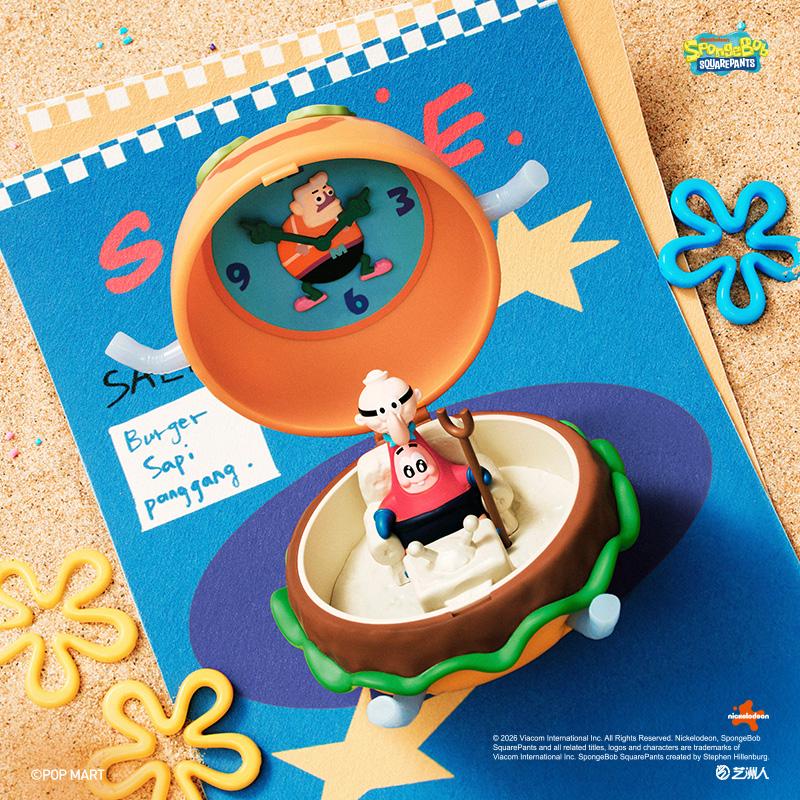 POP MART SpongeBob: Krabby Patty Bestsellers Series Figures Blind Box