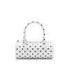 Korean Style Polka Dot Cylinder Handbag Sweet Cute Soft Fashion Women Boston Bag Ladies Leather Unique Shoulder Crossbody Bag