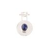 Natural Lapis Lazuli Gemstone 925 Sterling Silver Jewelry Handmade Pendant 1.4" PP-57-23