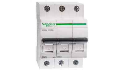 Circuit Breaker 3P C 25A 6kA AC K60N A9K02325