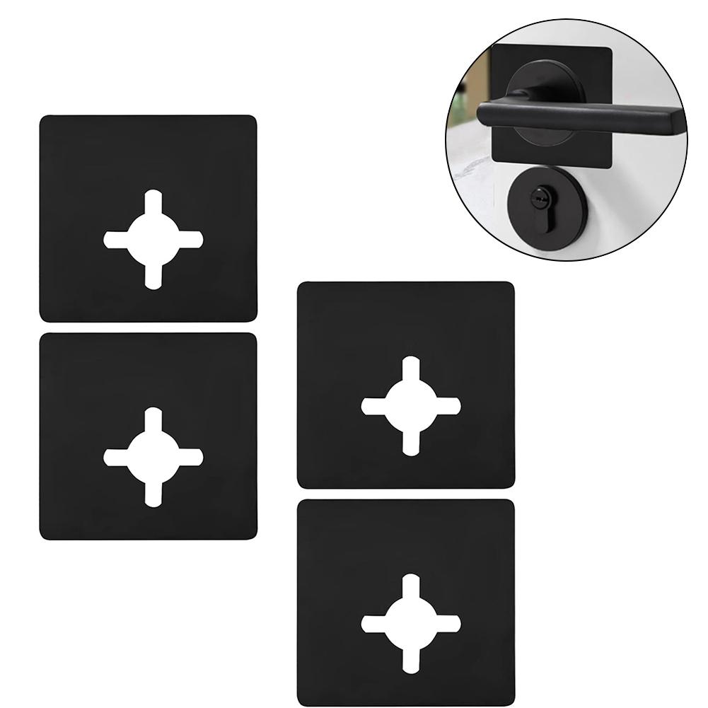 

Quick Fix Solution Stainless Steel Door Lock Repair Plates Designed for Easy Application Without Additional Tools 2pcs