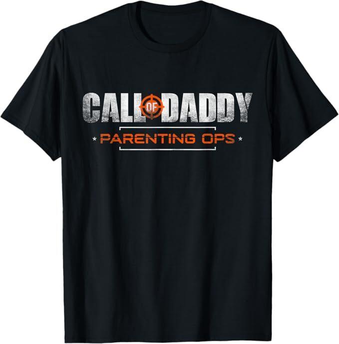 

Gamer Dad Call of Daddy Parenting Ops Funny Father s Day T-Shirt 2XL
