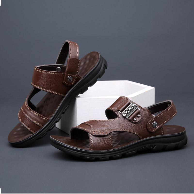Sandali Estivi Primaverili Sandali Outdoor Casual Fondo Spesso Antiscivolo Scarpe da Spiaggia Sandali Ciabatte Uomo Doppio Uso
