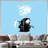Gothic Tapestry Dark Academia Wall Decor Halloween Tapestry Psychedelic Room Decor Gothic Home Decor Tapestry Aesthetic Room Dec
