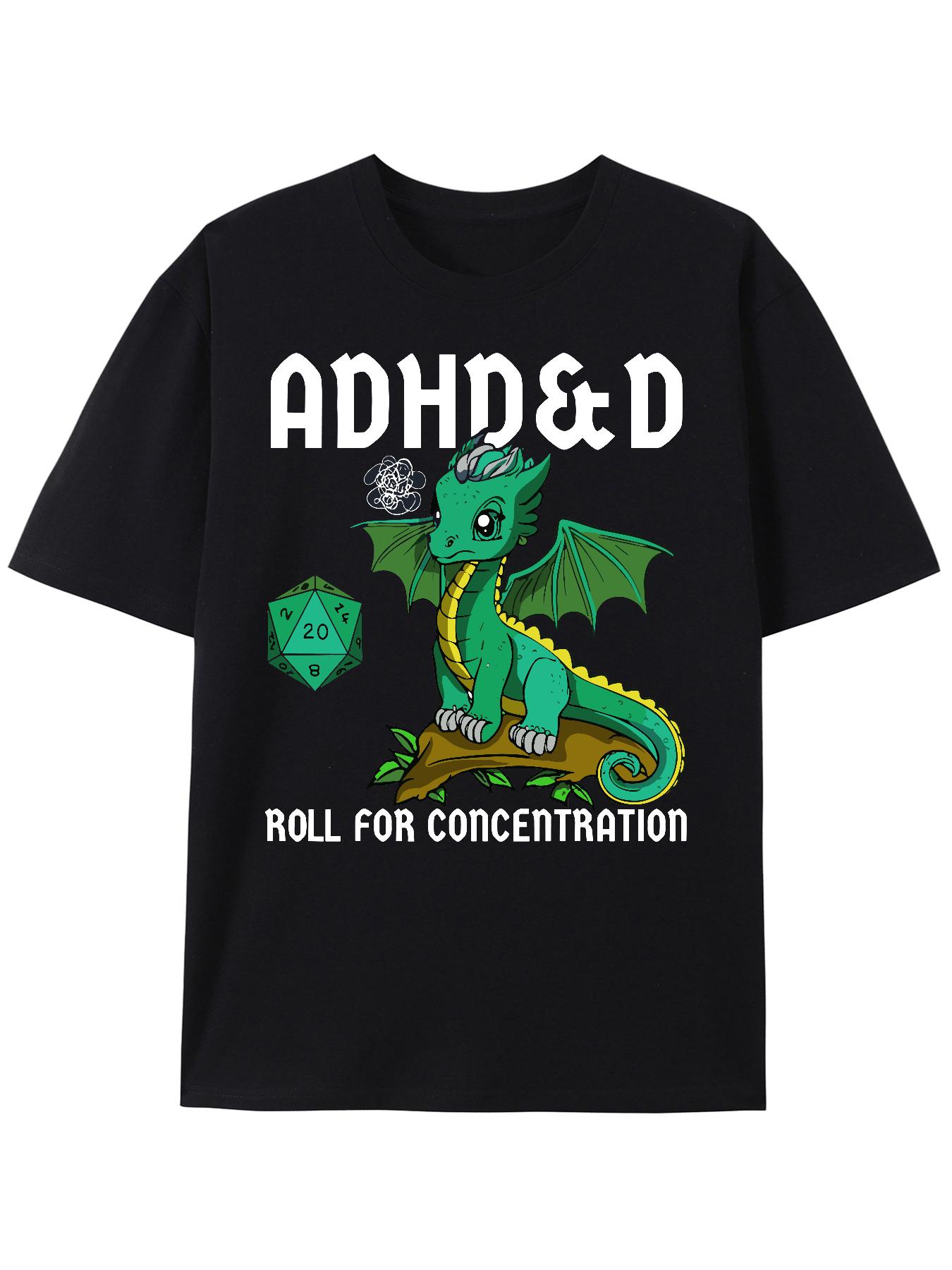 Men s T-Shirt Y2K Adhd and Roll S