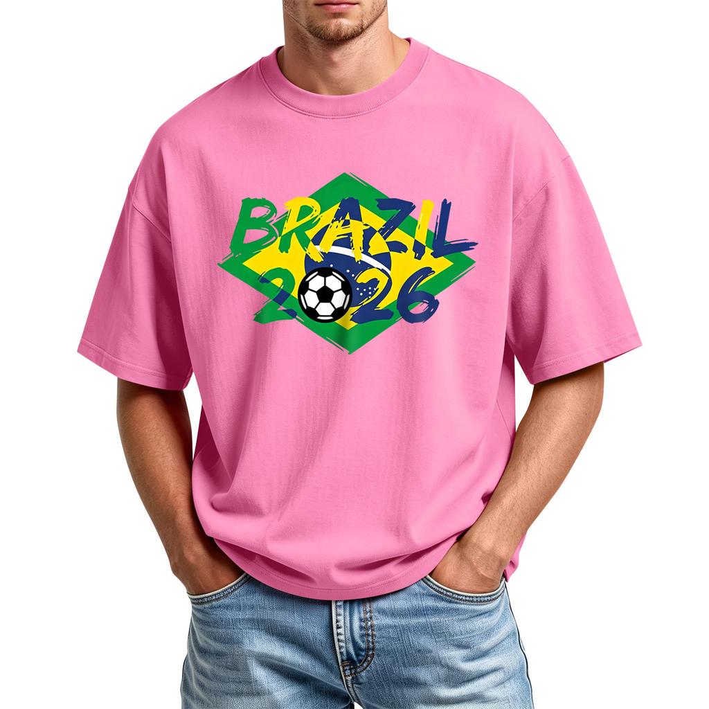 Men's Casual Short Sleeve Crew Neck T-Shirt with Graphic Print for Sports and Everyday Wear Lightweight Comfortable Fit