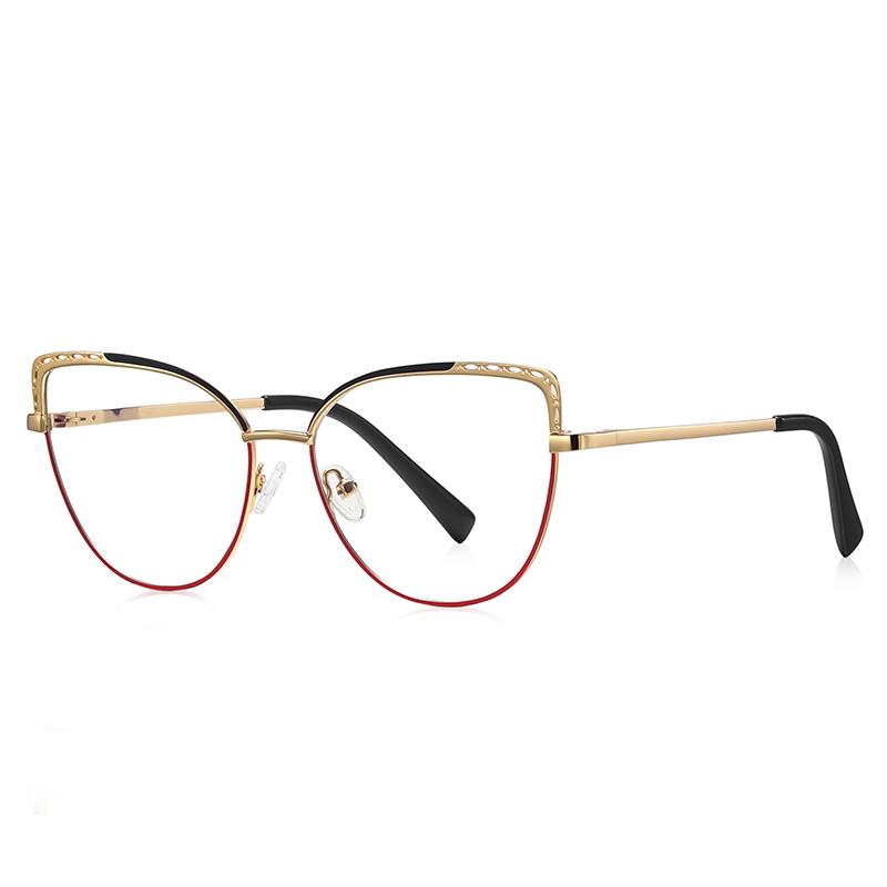 

Pink Gold Frame Women Cat Eye Prescription Glasses For The Nearsighted Blue Light Blocking Myopes Lunettes 0 -0.5 -0.75 To -6.0 0