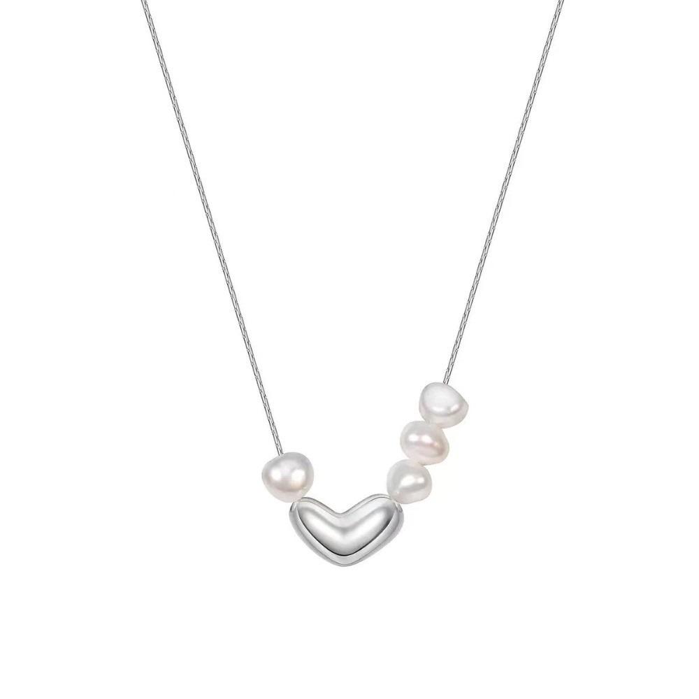 Adjustable Choker Necklaces Silver Rope Chain Women Pendant Necklaces Birthday Gift Chocker