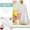 10Pcs Foam Cones for DIY Crafts White Polystyrene Cones Kids Preschool Kindergarten Church Home Art Projects Painting Gluing