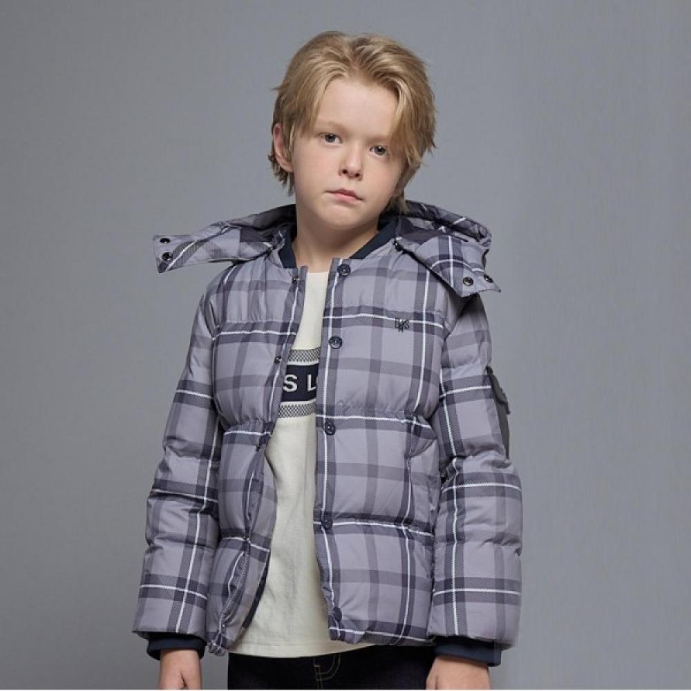  Ducks Little  Dachskies New Season Check Lightweight Down Jumper  Dtw10jn03m Gy 