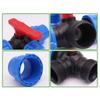 Irrigation PE Pipe Faucet Diverter 20/25/32/40/50mm Water Pipe Fittings 3-Way Ball Valve  Garden