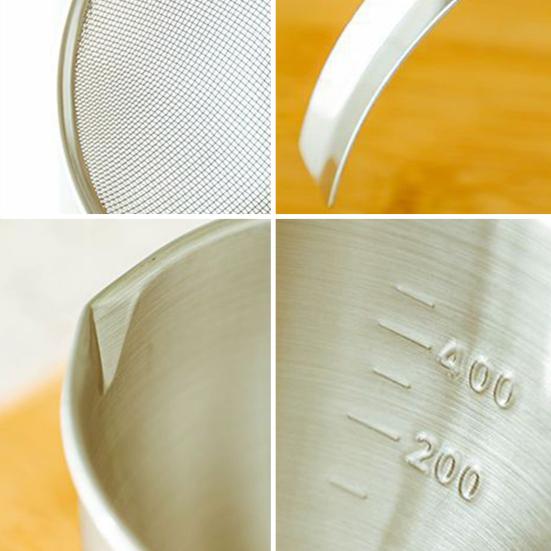 Stainless Steel Mixing Bowl with Strainer 2 In 1 Multifunctional Basin Strainer with Handle for Mixing Batter Egg Cream Washing
