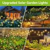 Solar Lights Outdoor for Garden, 4 Pack 32 LED Solar Swaying Lights Outdoor, Solar Firefly Lights Waterproof Outdoor Garden Decor Lights for Patio