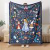 Alice'S Fantasy Journey Blanket Soft Throw Blanket For Home Bedroom Bed Sofa Travel Office Solid Christmas Blanket