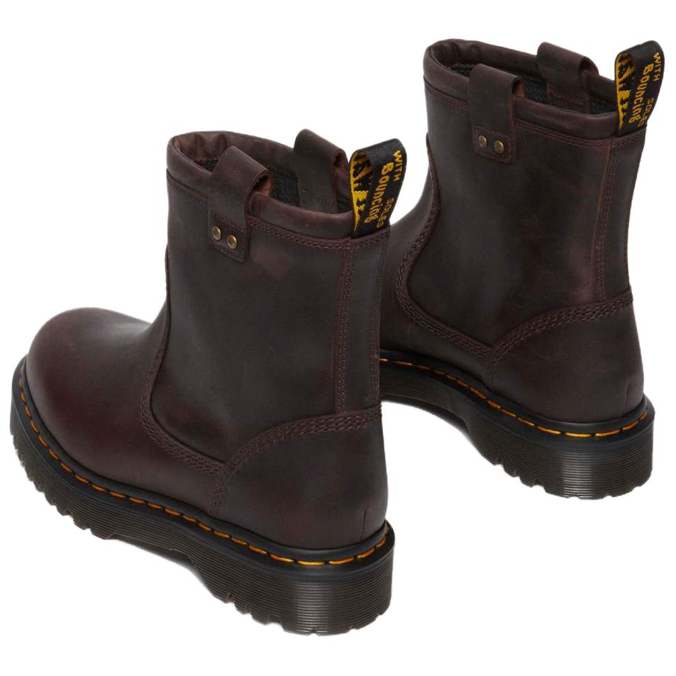 Dr. Martens Leather Commuter Versatile Simple Comfortable Ankle Boots Men ankle boots Dark-Brown 31880201