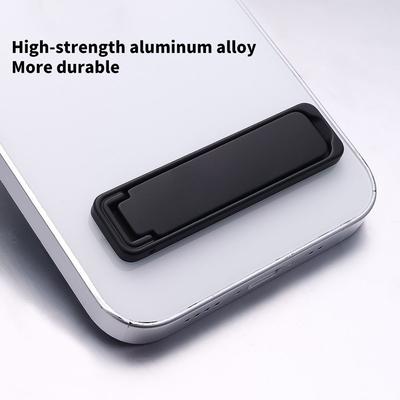 Metal Card Style Smartphone Support Mobile Phone Holder Folding Phone Bracket Phone Back Sticker