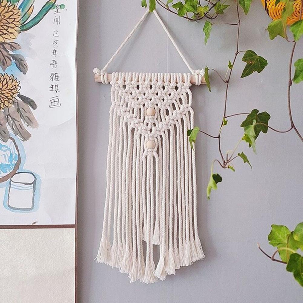 Macrame Wall Hanging Boho Tapestry Woven Bohemian Wall Decor Handmade Weaving Landscaping Wall Tapestry decoración hogar