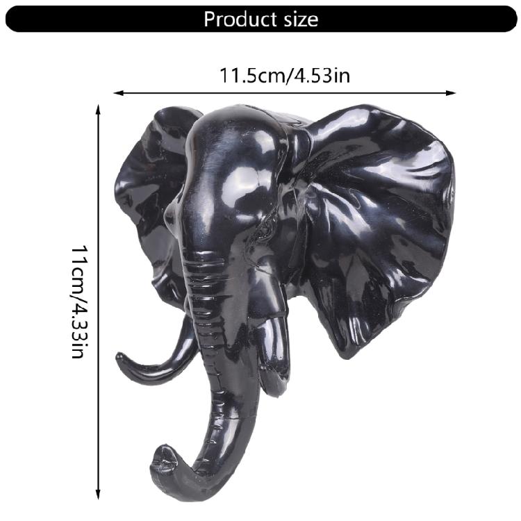 Elephant Deer Adhesive Wall Hanger Plastic Decorative Hook For Entryway Organization Gift Ready Home Accessory