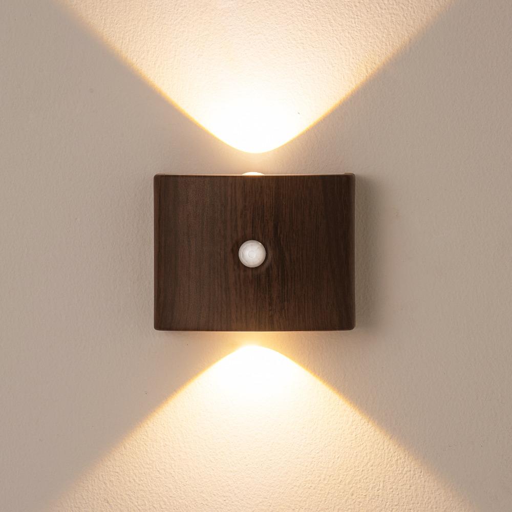 Magnetic Installation LED Induction Wall Lamp PIR Sensor Wall Sconce Bedroom Night Light