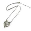 Les Trésors De Lily [N3370] - Steel Necklace 'Majestic Wolf' (45 Cm)