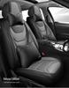 Universal All-Season Five-Seat Leather Car Seat Cover – Full Coverage, Wear-Resistant, Durable, No Removal Needed.