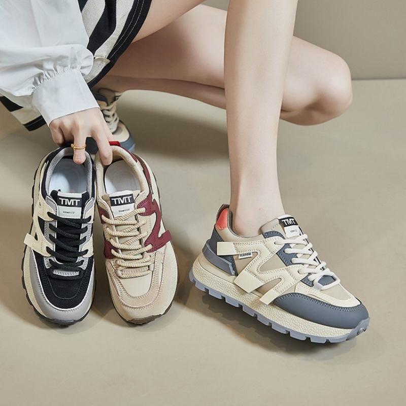 Женская роскошная дышащая спортивная обувь на шнуровке 2024 года — фото 4