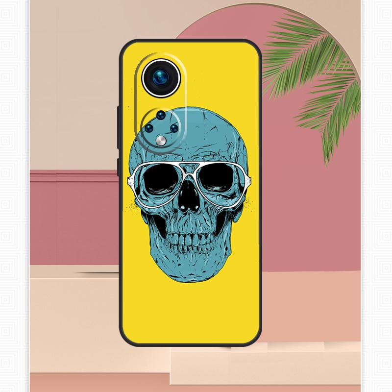 Gothic Skull Case For Honor Magic 8 Pro 7 6 5 Lite Honor 200 400 X9c X9b X9a X8b X8a X8c 50 70 90 Cover