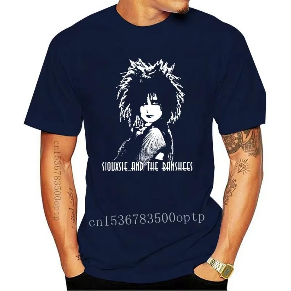 New Siouxsie And The Banshees Retro Music Punk 80s T Shirt