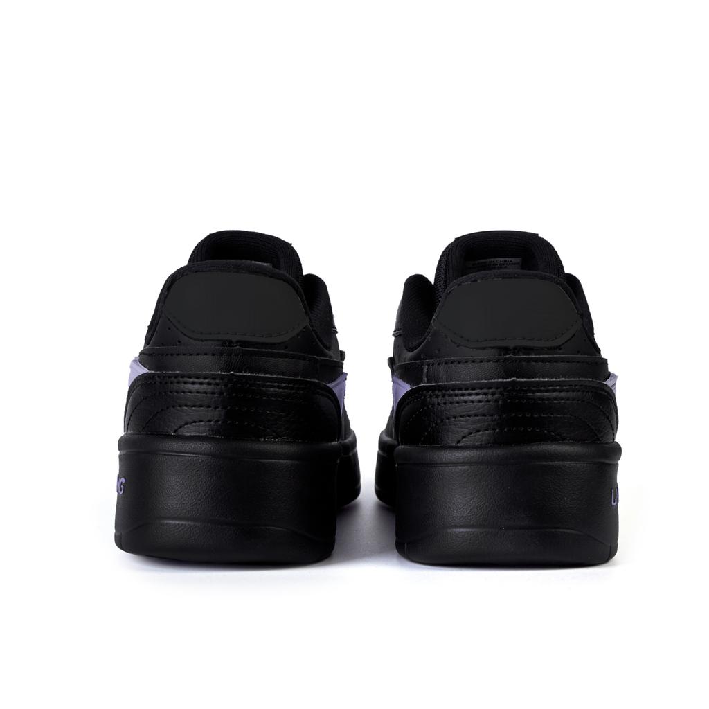 Li Ning Antislip Demping Slijtvast Lage top Skateboard Schoenen Heren Zwart Paars AGCU515-5(Team746-)